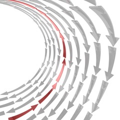  3D arrows background