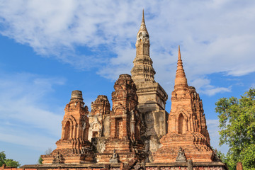 Fototapeta premium Buddha Statue at Temple in Sukhothai Historical park , Thailand