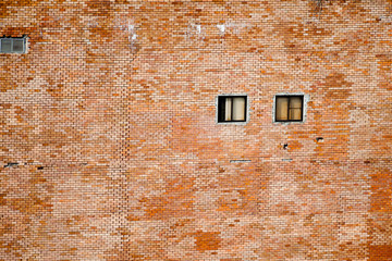 Large old brick wall