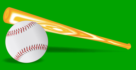 Baseball and Bat