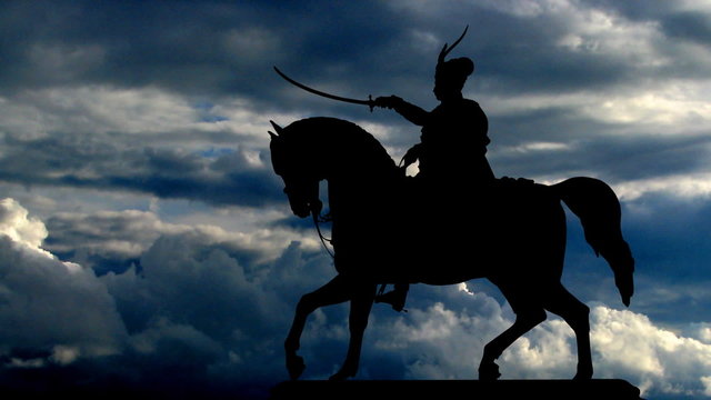 Croatia Zagreb Ban Jelacic west storm