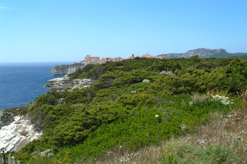 Fototapeta na wymiar Landes Bonifacio, Korsyka