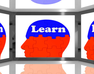 Learn On Brain On Screen Showing Educational TV Shows