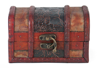 Locked patterned box for jewellery