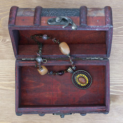 Gift box with necklace