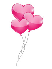 Obraz na płótnie Canvas Różowy balon