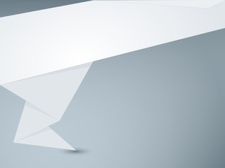 Origami Banner Hintergrund