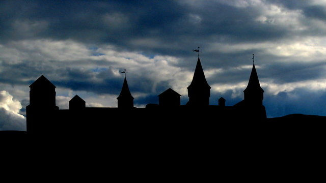 Ukraine Kamianets Podilskyi clouds