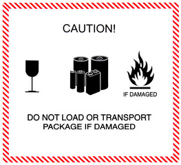 Caution of transportation