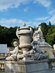 Fototapeta na wymiar Parco Jardin de la Fontaine, Nîmes, Francia