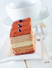 cake with chicolate