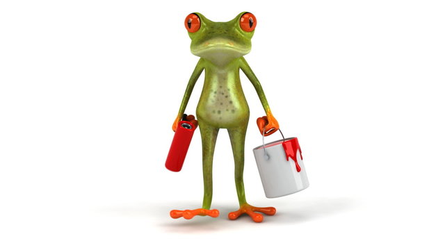 Fun frog