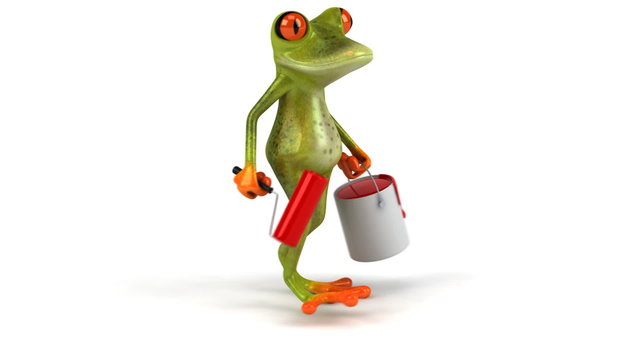 Fun frog