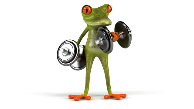 Fun frog
