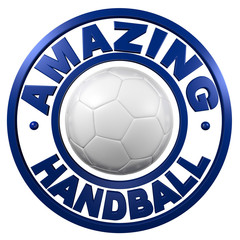 Amazing Handball circular design