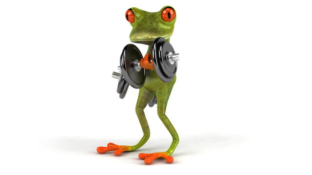 Fun frog