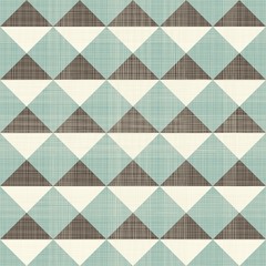 retro geometric triangles seamless pattern