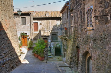 Alleyway. Vitorchiano. Lazio. Italy.