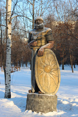 Sculpture "Russian soldier"