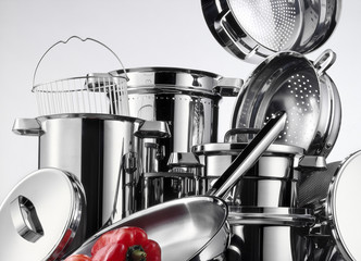 stainless steel kitchenware