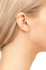 picture of woman's ear