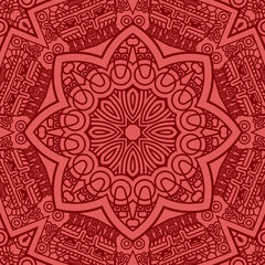 Vector round decorative design element