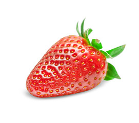 strawberry isolated on white background
