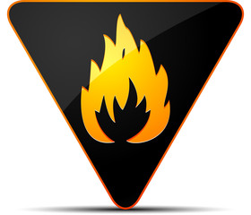 Flammable sign
