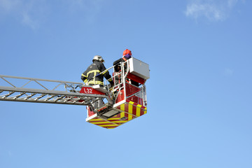 Pompier en action