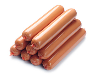 Pile of sausages
