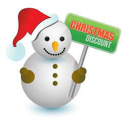 christmas discount snowman