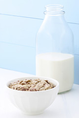 delicious and healthy berries cereal