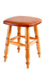 Wooden chair. Isolated on white background