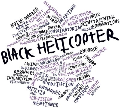 Word cloud for Black helicopter