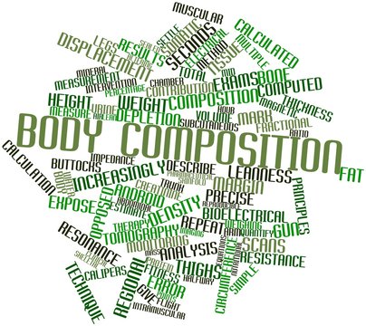 Word cloud for Body composition