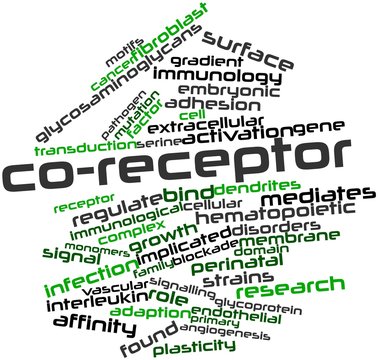 Word cloud for Co-receptor