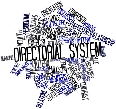 Word cloud for Directorial system