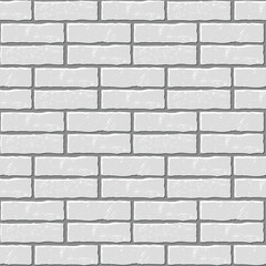 Seamless vector background of the brick wall
