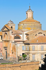 Fototapeta na wymiar Kościół SS. Martiri. Tuscania. Lacjum. Włochy.