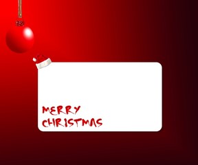 Merry Christmas card.