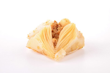 baklava isolated on white