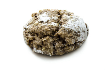 Isolated homemade cookie