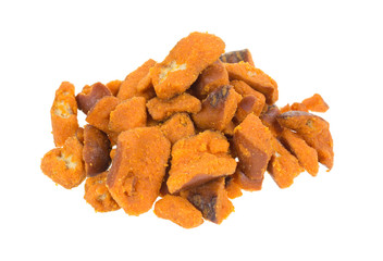 Spicy pretzel pieces