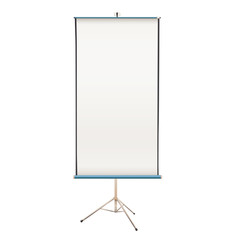 Vertical projector screen. Vector design. 