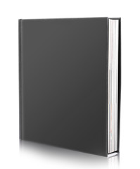 blank book cover on white