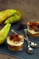 tiramisu spéculoos caramael et poires 6