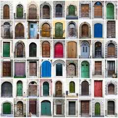 Doors collage