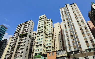 Fototapeta na wymiar Hong Kong old building