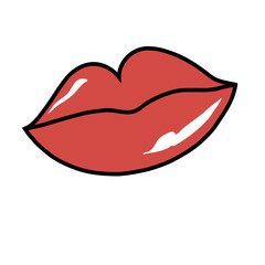 red lips