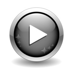 "PLAY" Web Button (video watch media player listen live music)